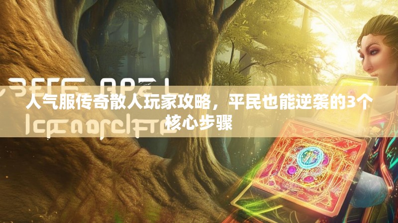 人气服传奇散人玩家攻略,平民也能逆袭的3个核心步骤 人气服传奇散人玩家攻略,平民也能逆袭的3个核心步骤
