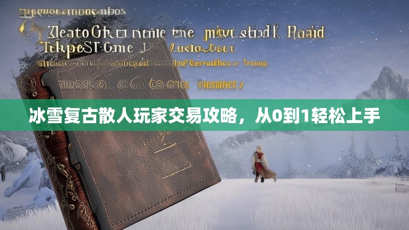 冰雪复古散人玩家交易攻略，从0到1轻松上手