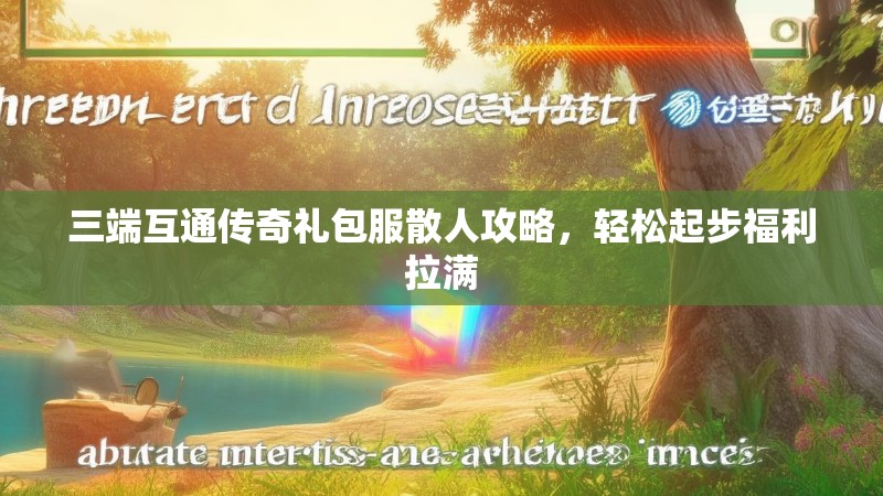 三端互通传奇礼包服散人攻略，轻松起步福利拉满