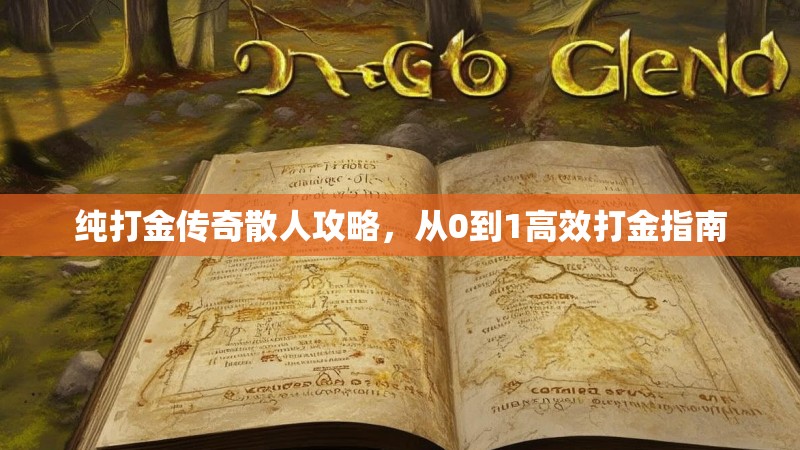 纯打金传奇散人攻略，从0到1高效打金指南