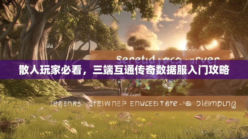 散人玩家必看，三端互通传奇数据服入门攻略