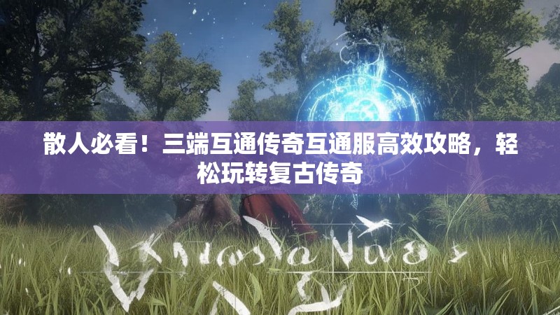 散人必看！三端互通传奇互通服高效攻略，轻松玩转复古传奇