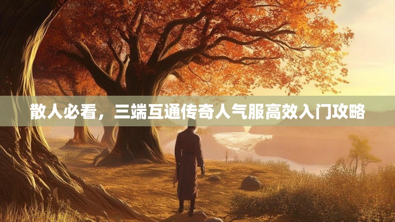 散人必看，三端互通传奇人气服高效入门攻略