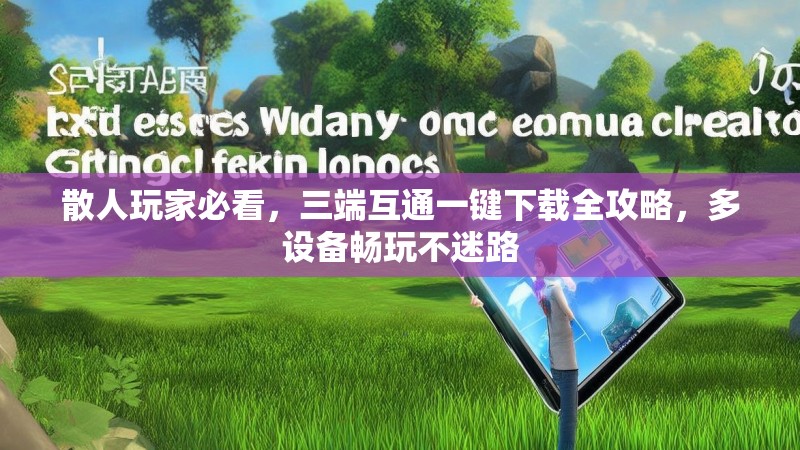 散人玩家必看，三端互通一键下载全攻略，多设备畅玩不迷路