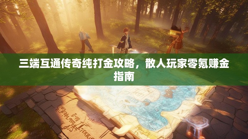 三端互通传奇纯打金攻略，散人玩家零氪赚金指南