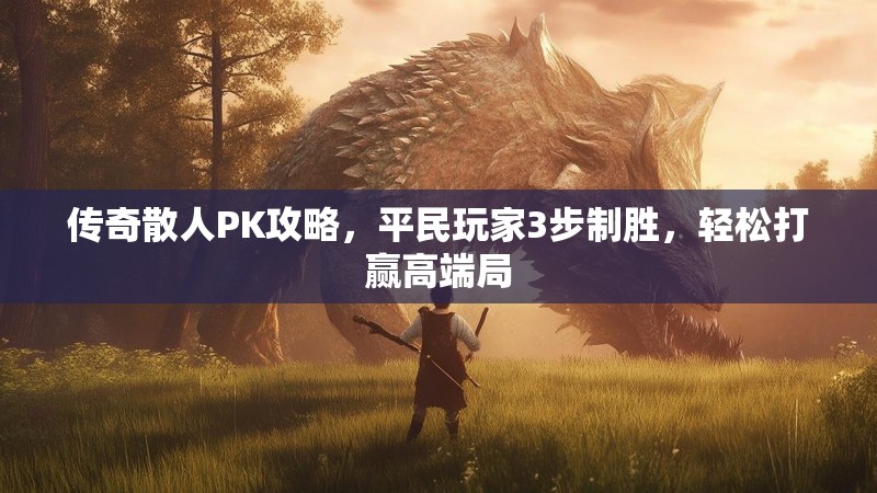传奇散人PK攻略，平民玩家3步制胜，轻松打赢高端局