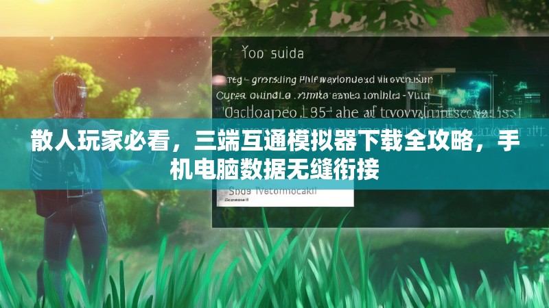 散人玩家必看,三端互通模拟器下载全攻略,手机电脑数据无缝衔接 散人玩家必看,三端互通模拟器下载全攻略,手机电脑数据无缝衔接
