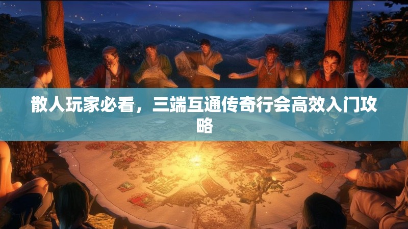 散人玩家必看，三端互通传奇行会高效入门攻略