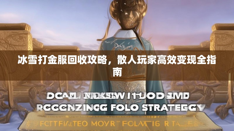 冰雪打金服回收攻略，散人玩家高效变现全指南
