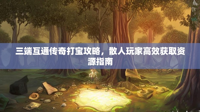 三端互通传奇打宝攻略，散人玩家高效获取资源指南