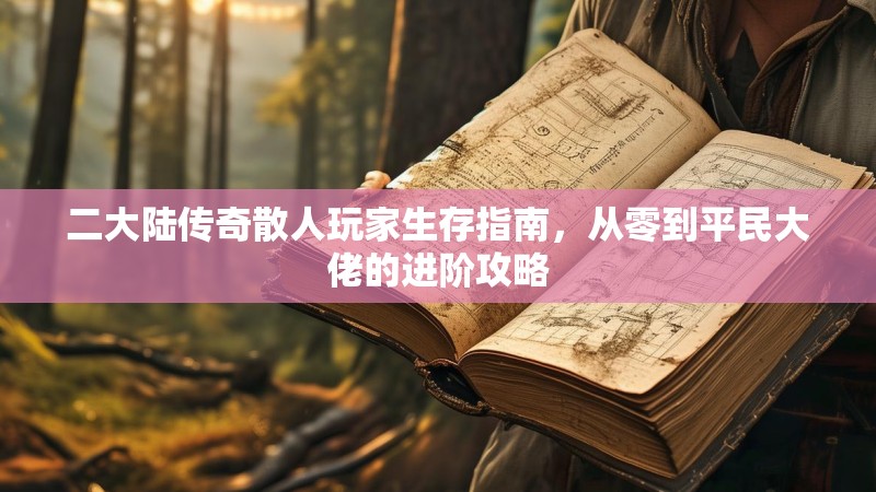 二大陆传奇散人玩家生存指南，从零到平民大佬的进阶攻略