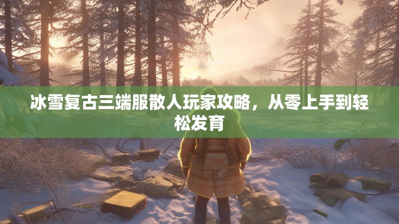 冰雪复古三端服散人玩家攻略，从零上手到轻松发育