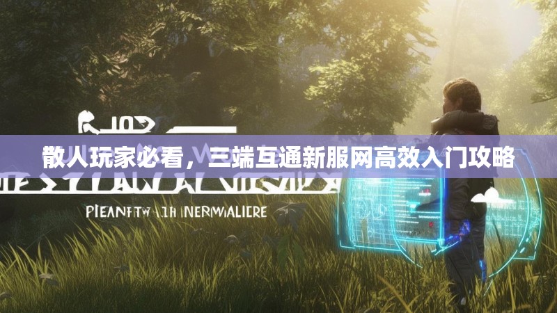 散人玩家必看，三端互通新服网高效入门攻略