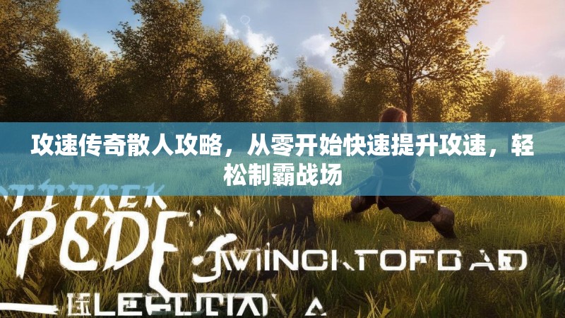 攻速传奇散人攻略，从零开始快速提升攻速，轻松制霸战场