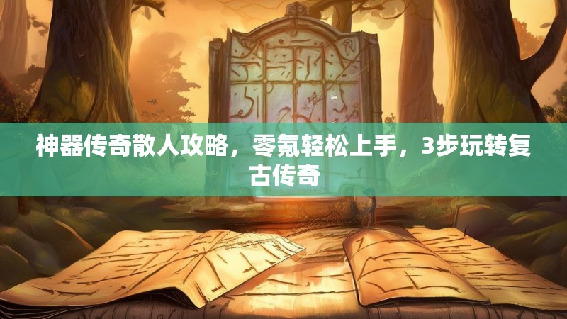 神器传奇散人攻略，零氪轻松上手，3步玩转复古传奇
