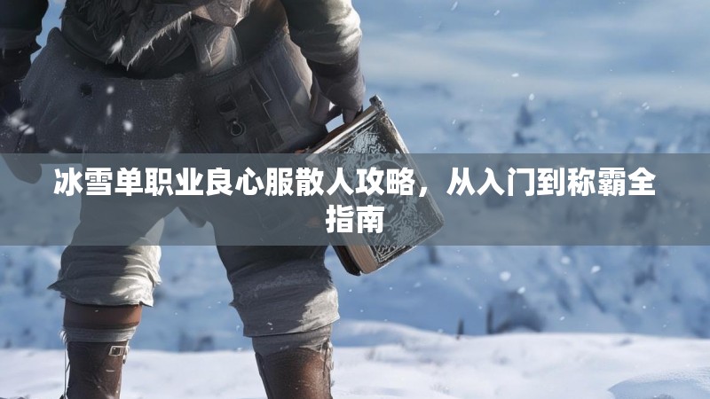冰雪单职业良心服散人攻略，从入门到称霸全指南