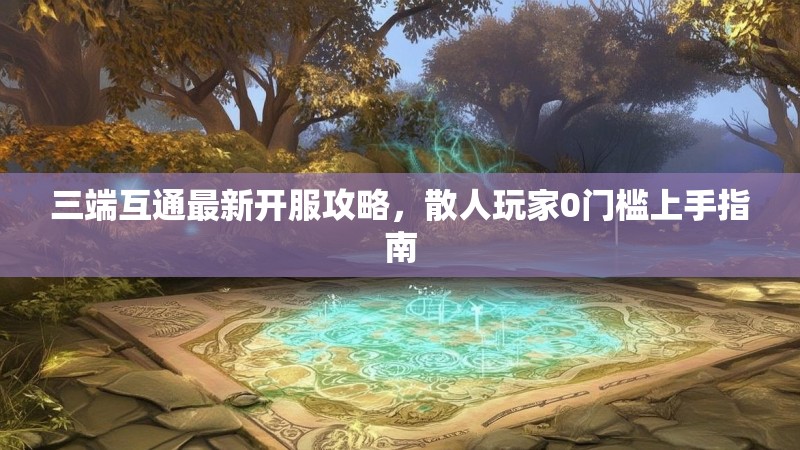 三端互通最新开服攻略，散人玩家0门槛上手指南