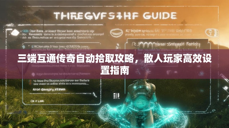 三端互通传奇自动拾取攻略，散人玩家高效设置指南