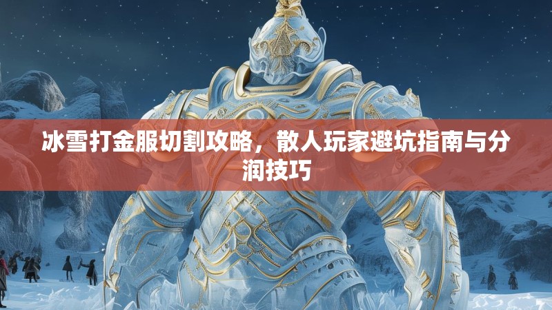 冰雪打金服切割攻略，散人玩家避坑指南与分润技巧