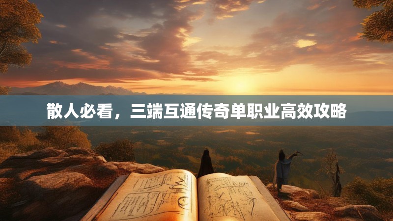 散人必看，三端互通传奇单职业高效攻略