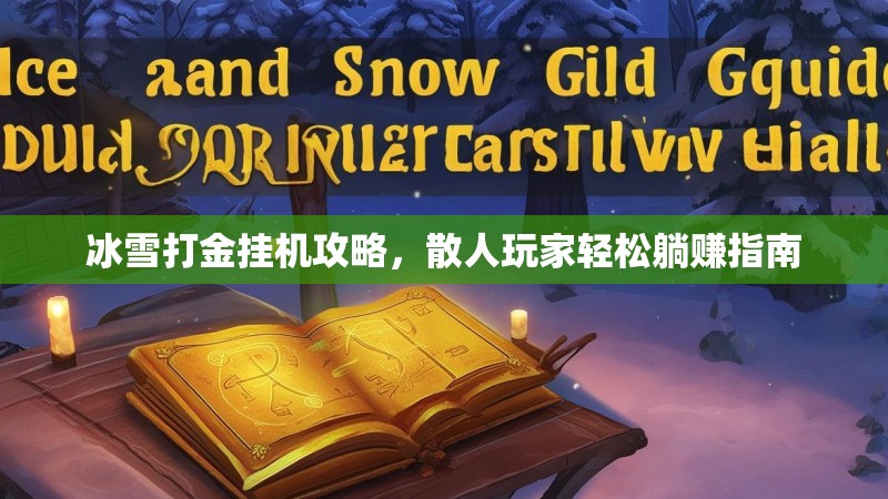 冰雪打金挂机攻略，散人玩家轻松躺赚指南
