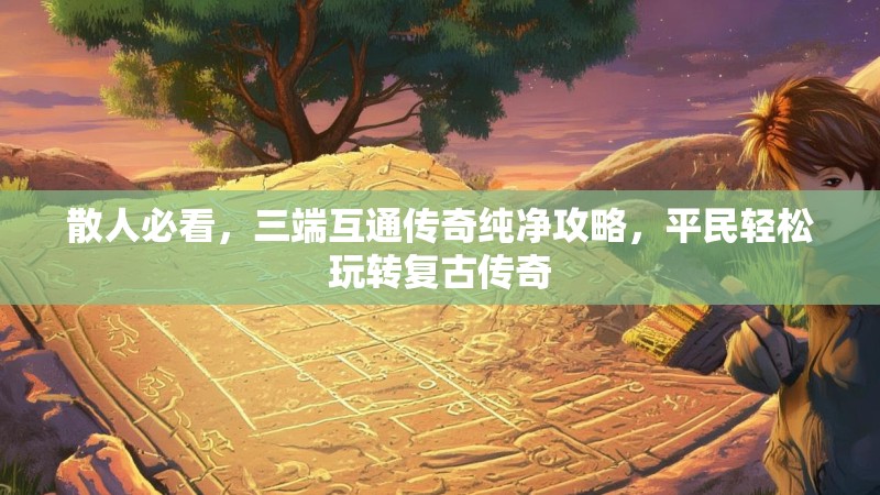 散人必看，三端互通传奇纯净攻略，平民轻松玩转复古传奇