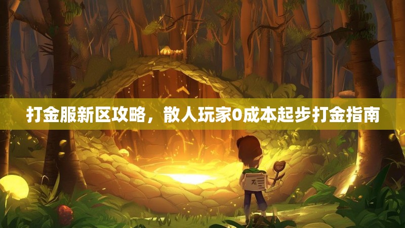 打金服新区攻略，散人玩家0成本起步打金指南