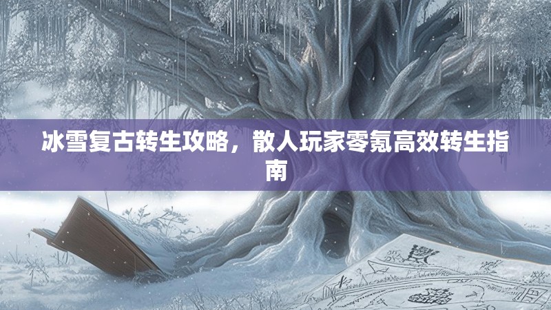 冰雪复古转生攻略，散人玩家零氪高效转生指南