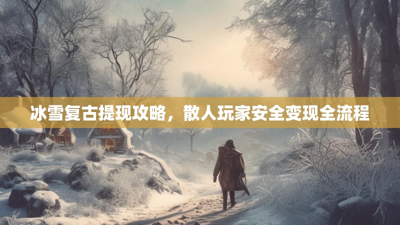 冰雪复古提现攻略，散人玩家安全变现全流程