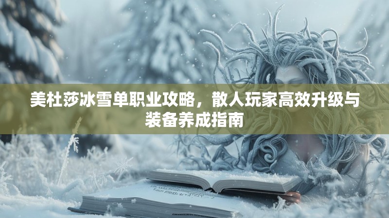 美杜莎冰雪单职业攻略，散人玩家高效升级与装备养成指南