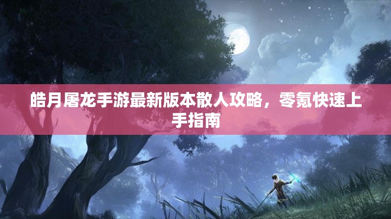 皓月屠龙手游最新版本散人攻略，零氪快速上手指南
