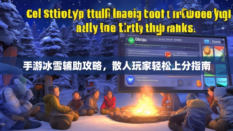 手游冰雪辅助攻略，散人玩家轻松上分指南
