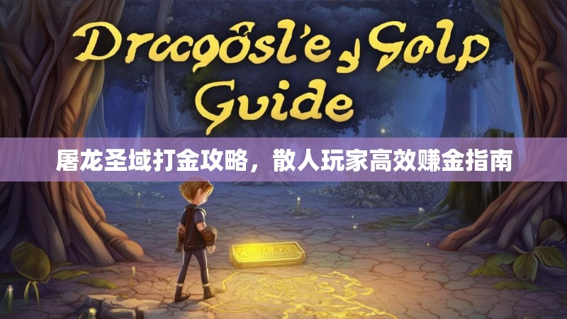 屠龙圣域打金攻略，散人玩家高效赚金指南