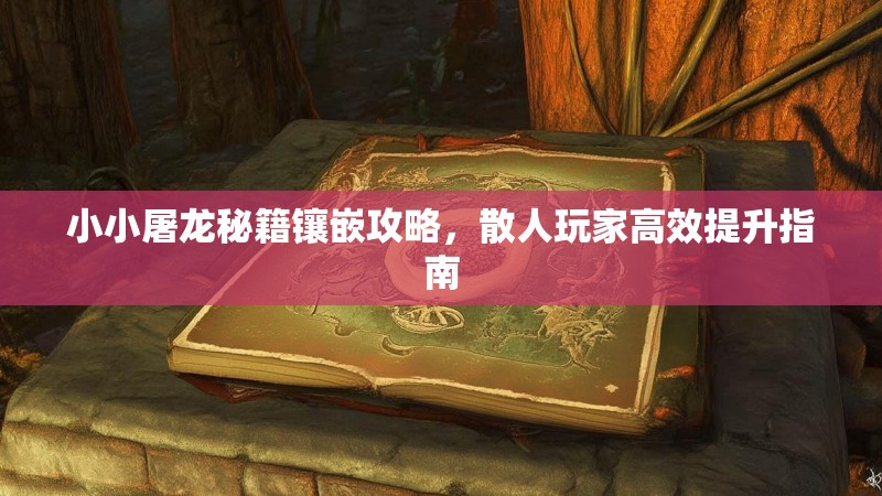 小小屠龙秘籍镶嵌攻略,散人玩家高效提升指南 小小屠龙秘籍镶嵌攻略,散人玩家高效提升指南