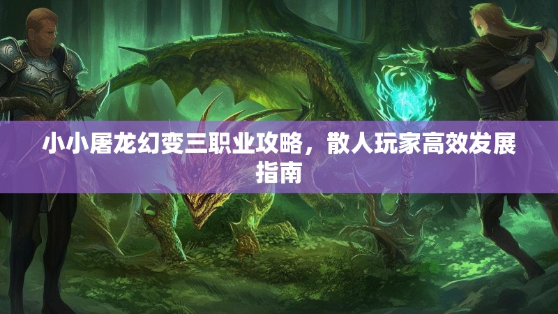 小小屠龙幻变三职业攻略，散人玩家高效发展指南
