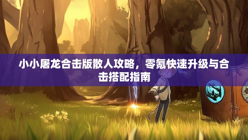 小小屠龙合击版散人攻略，零氪快速升级与合击搭配指南