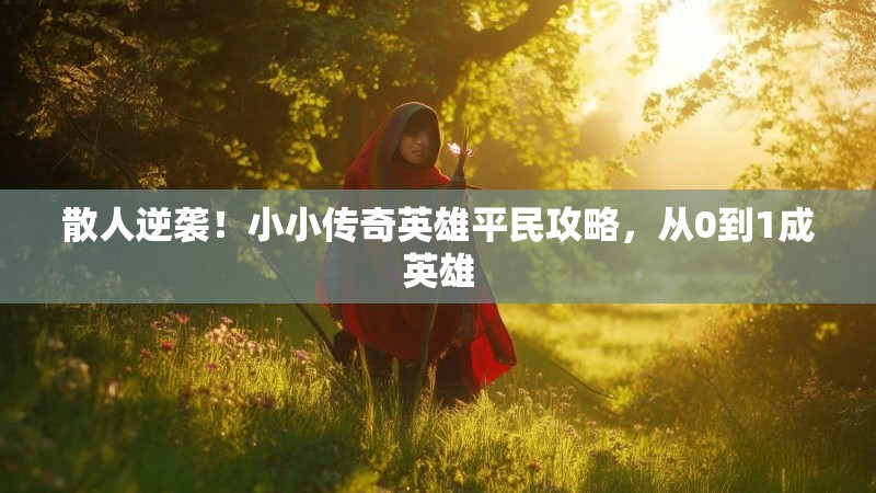 散人逆袭！小小传奇英雄平民攻略，从0到1成英雄