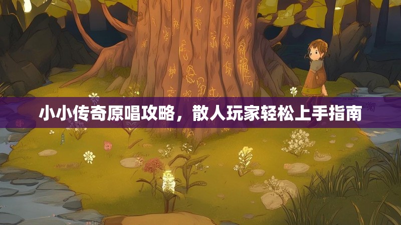 小小传奇原唱攻略，散人玩家轻松上手指南