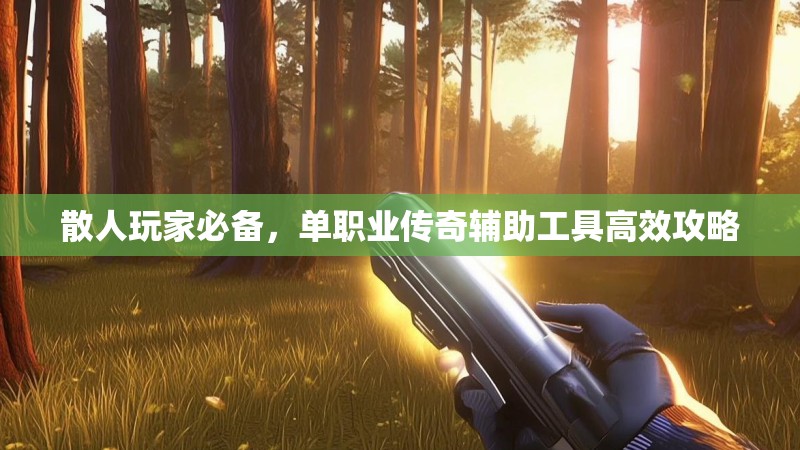 散人玩家必备，单职业传奇辅助工具高效攻略