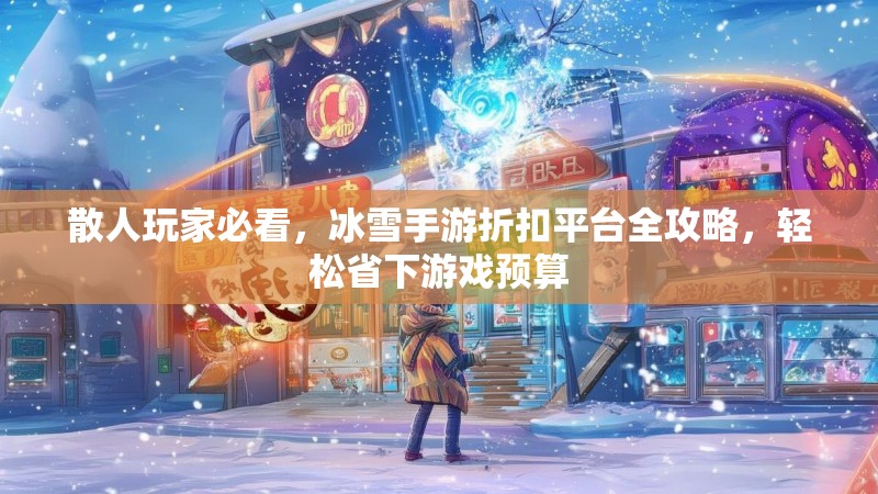 散人玩家必看，冰雪手游折扣平台全攻略，轻松省下游戏预算