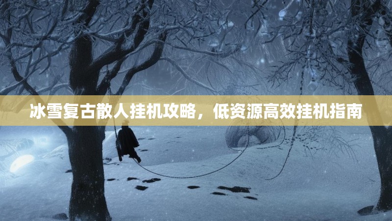 冰雪复古散人挂机攻略,低资源高效挂机指南 冰雪复古散人挂机攻略,低资源高效挂机指南