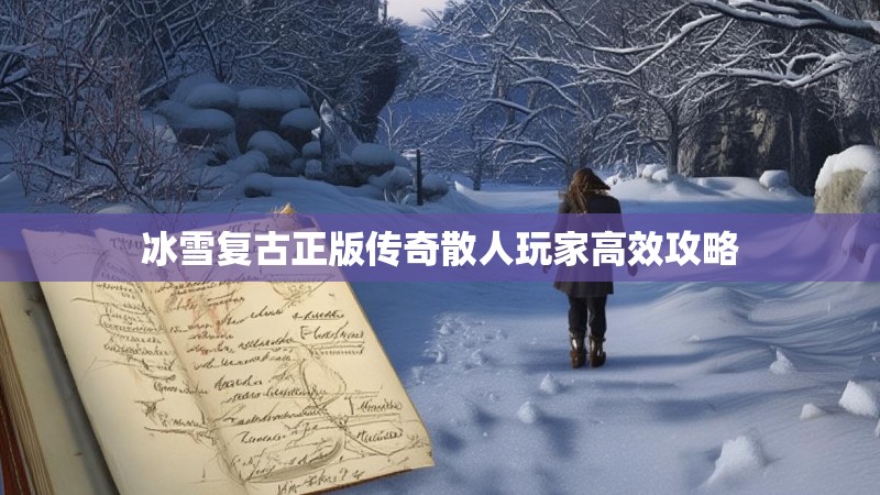 冰雪复古正版传奇散人玩家高效攻略