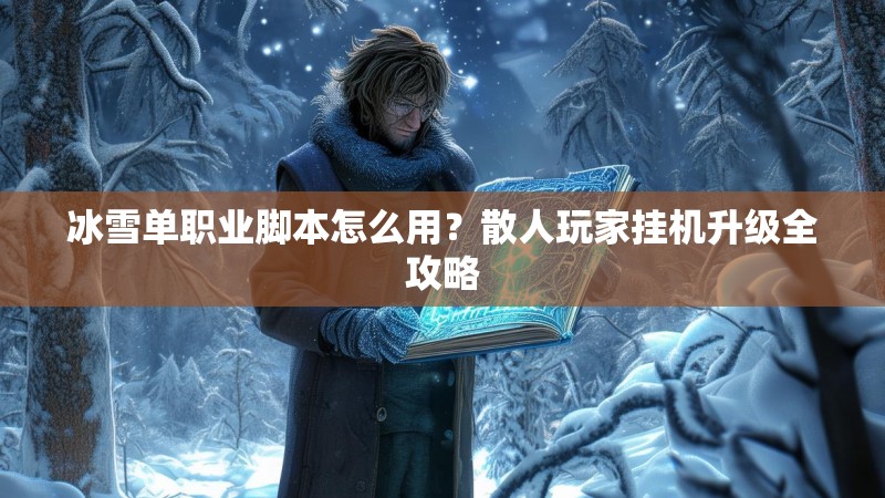 冰雪单职业脚本怎么用？散人玩家挂机升级全攻略