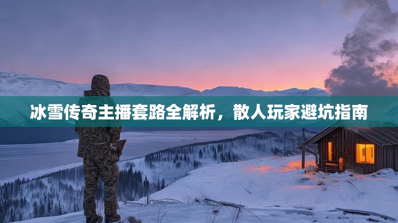 冰雪传奇主播套路全解析，散人玩家避坑指南