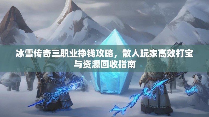 冰雪传奇三职业挣钱攻略，散人玩家高效打宝与资源回收指南