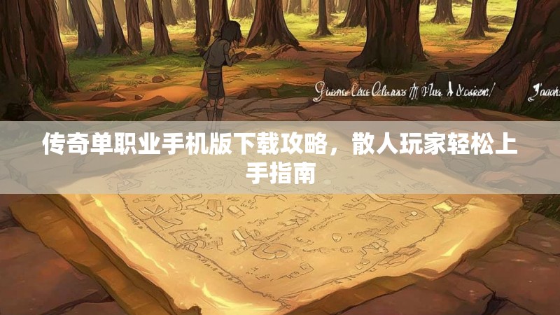 传奇单职业手机版下载攻略，散人玩家轻松上手指南