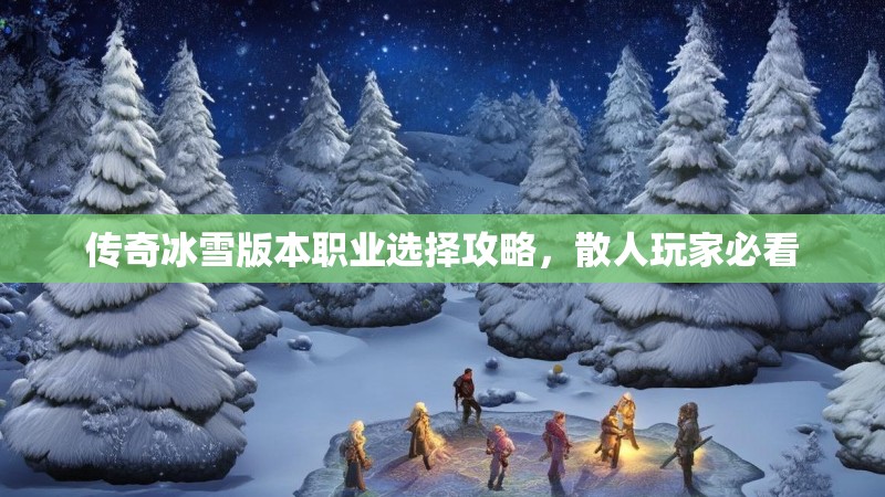 传奇冰雪版本职业选择攻略，散人玩家必看